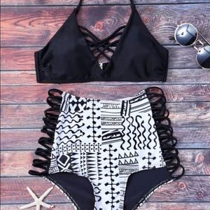 High waisted bikini