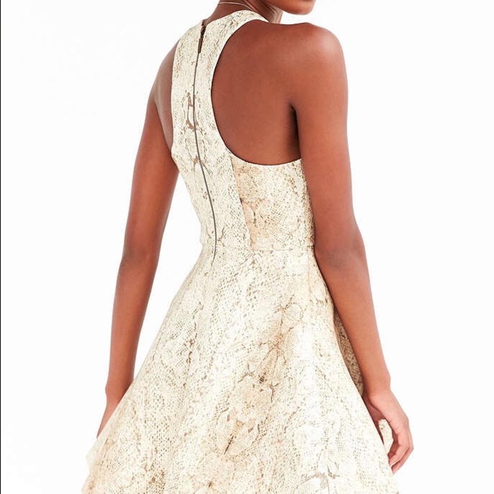 NWT UO Snakeskin Print Scuba Cupcake Dress LAST 1 - Picture 6 of 6