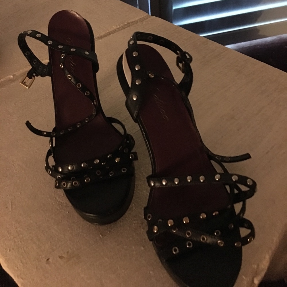 Black and silver Shoes