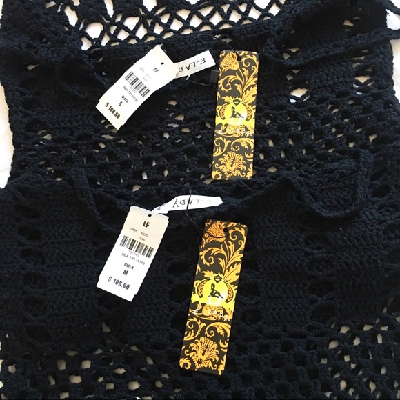 Medium! BNWT black crochet bodysuit - Picture 5 of 5