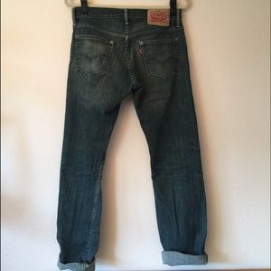 Levi's Original Destructed Boyfriend Jeans