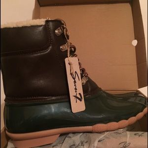 Olive Duck Boots