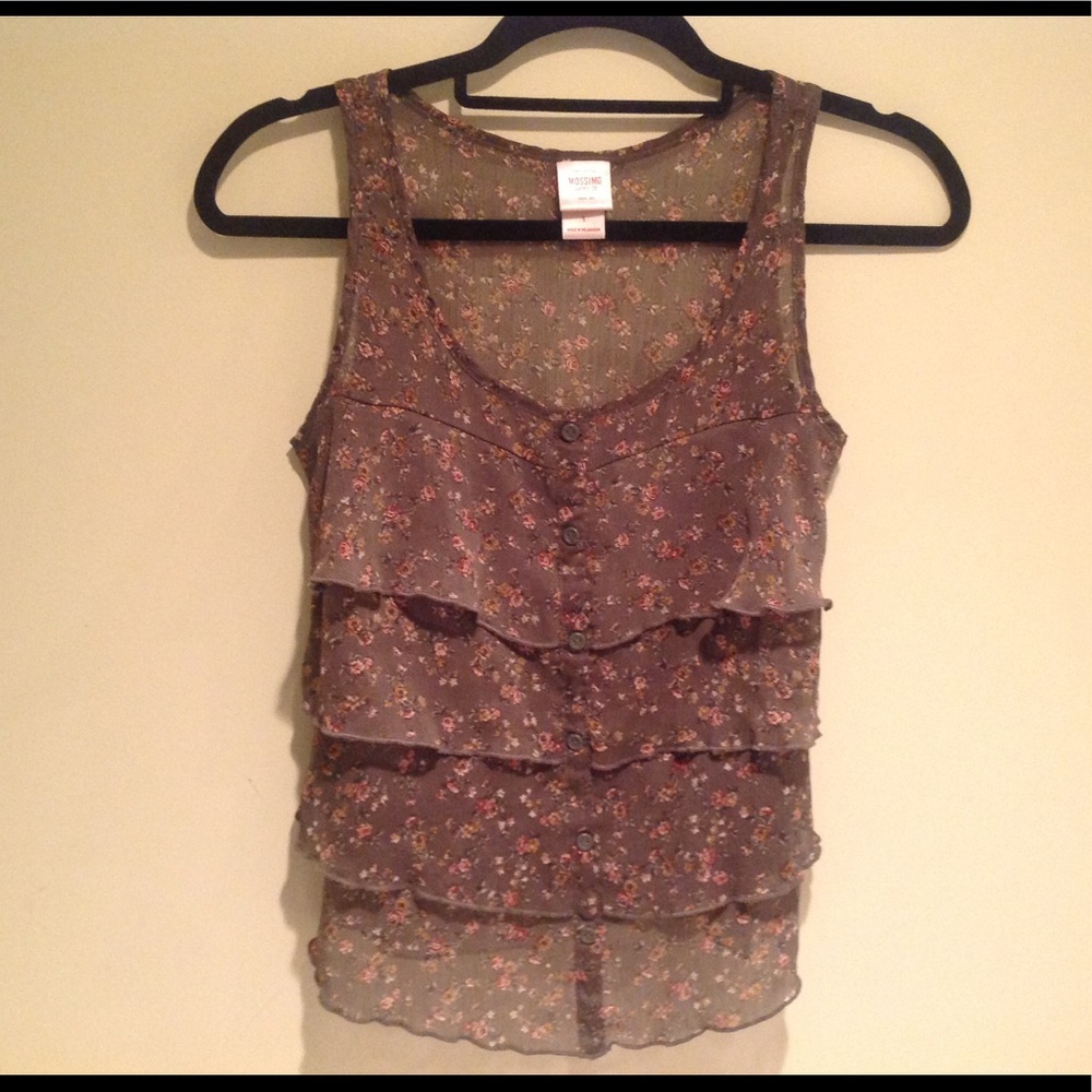 Floral tank top.