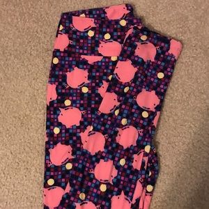 Lularoe unicorn OS PIGGY BANK leggings