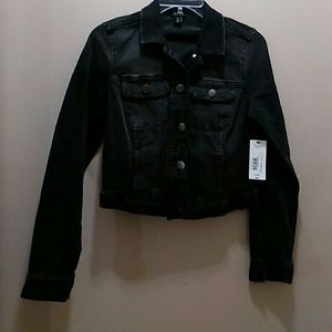 Black Jean Jacket New