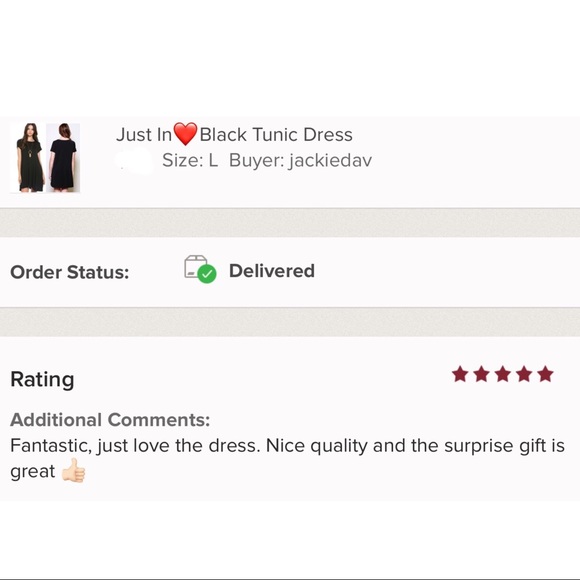 HOST PICK❤Black Tunic Dress - Picture 3 of 4