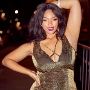 SALE! 🚨🚨🚨FTF Gold Shimmer Dress Sz 2XL NWT