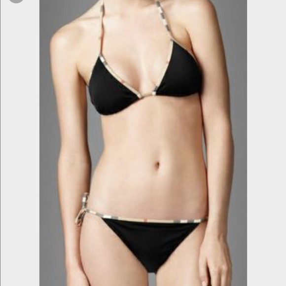 Burberry Other - Burberry Check Trim Triangle Bikini