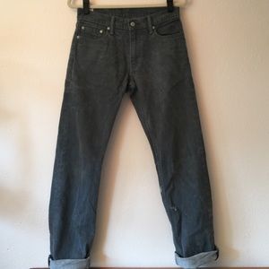 Levi's Original Charcoal Acid Wash Boyfriend Jean