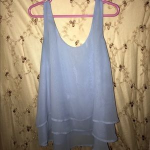 Light blue tank.