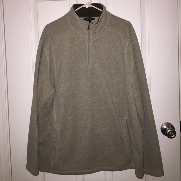 St. John's Bay Quarter-Zip Double-Knit Pullover - Picture 1 of 5