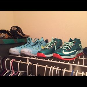 selling a pair of kobes and lebrons for $85 each