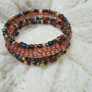 Memory wire bracelet