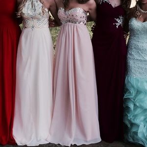 💎💎MUST SELL!!!! 💎💎 light pink strapless dress