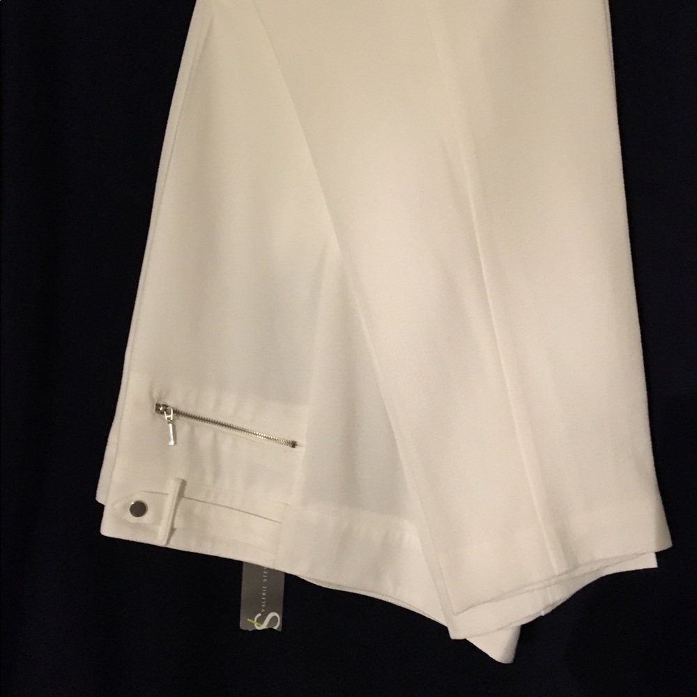 White Women's Lined Pants