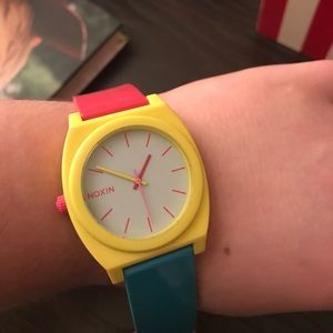 Nixon color block watch