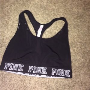 Black PINK sports bra
