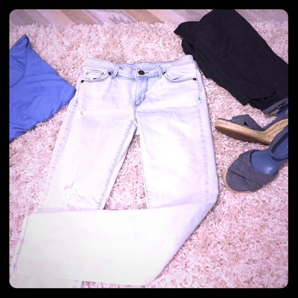 LOFT light wash skinny 👖 2P