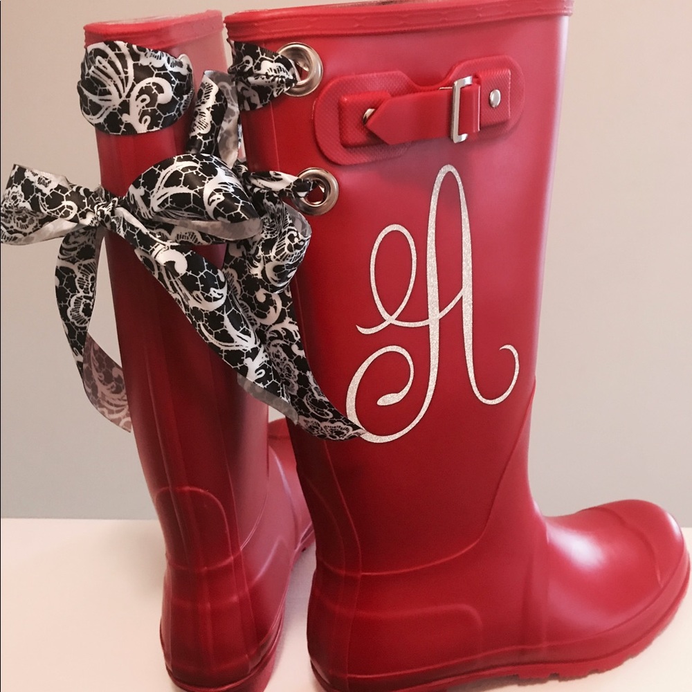 Season ending sale Custom rain boots matching  🎀 - Picture 7 of 8