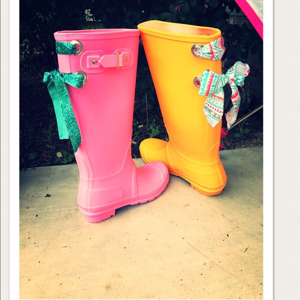 Season ending sale Custom rain boots matching  🎀 - Picture 8 of 8