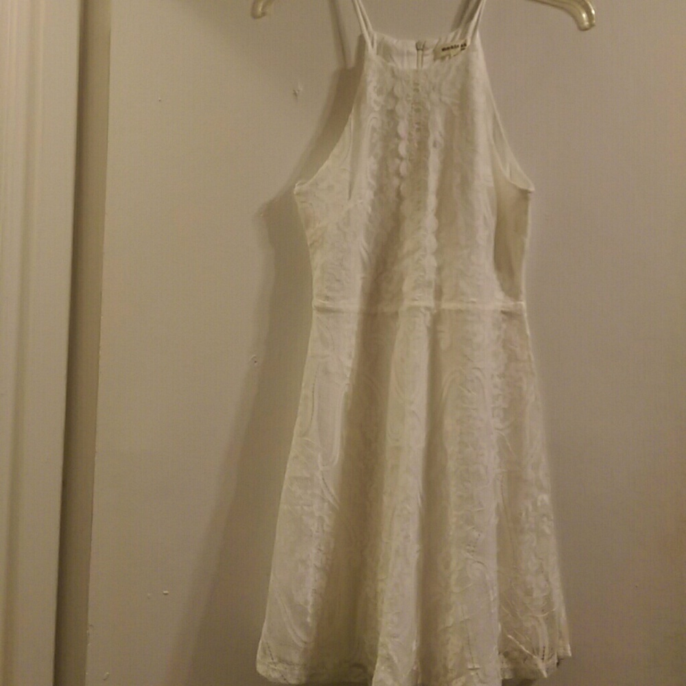 A-line lace dress