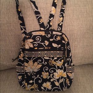 Vera Bradley Yellow Birds Backpack