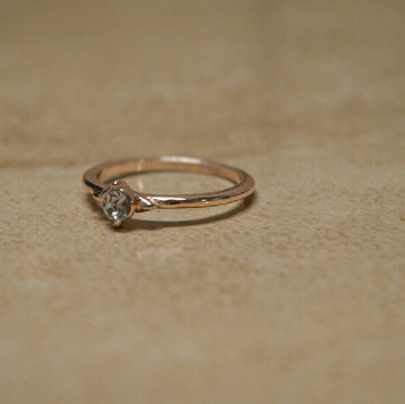 Brand New Rose Gold Midi Knuckle Solitaire Ring - Picture 2 of 5
