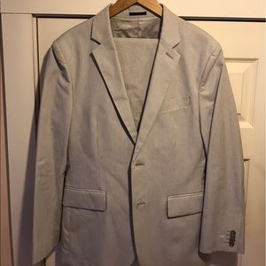 Express Seersucker 38s suit