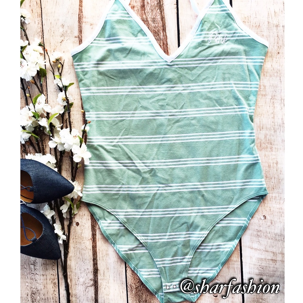 VS bodysuit in mint green🌻