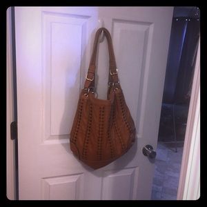 Large tan purse