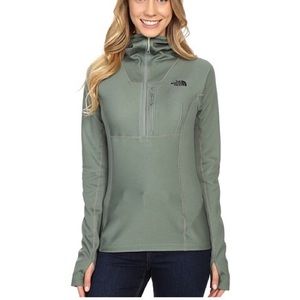 The North Face 1/4 zip hoodie