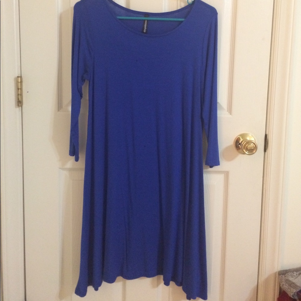 Blue dress