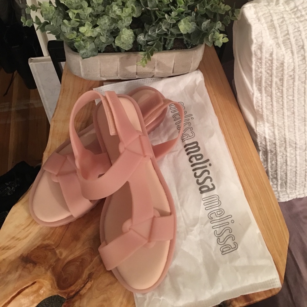 Blush Melissa sandals