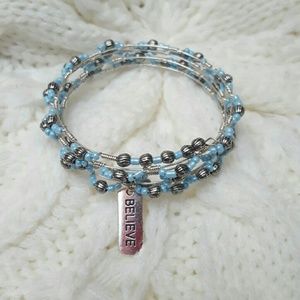 Handcrafted wire wrapped bracelet