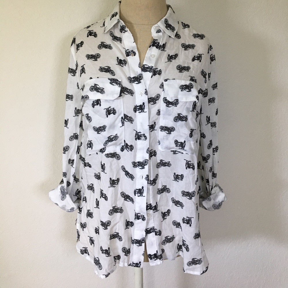 Max Jeans motorcycle button down