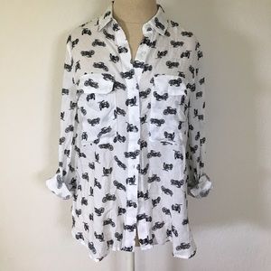 Max Jeans motorcycle button down