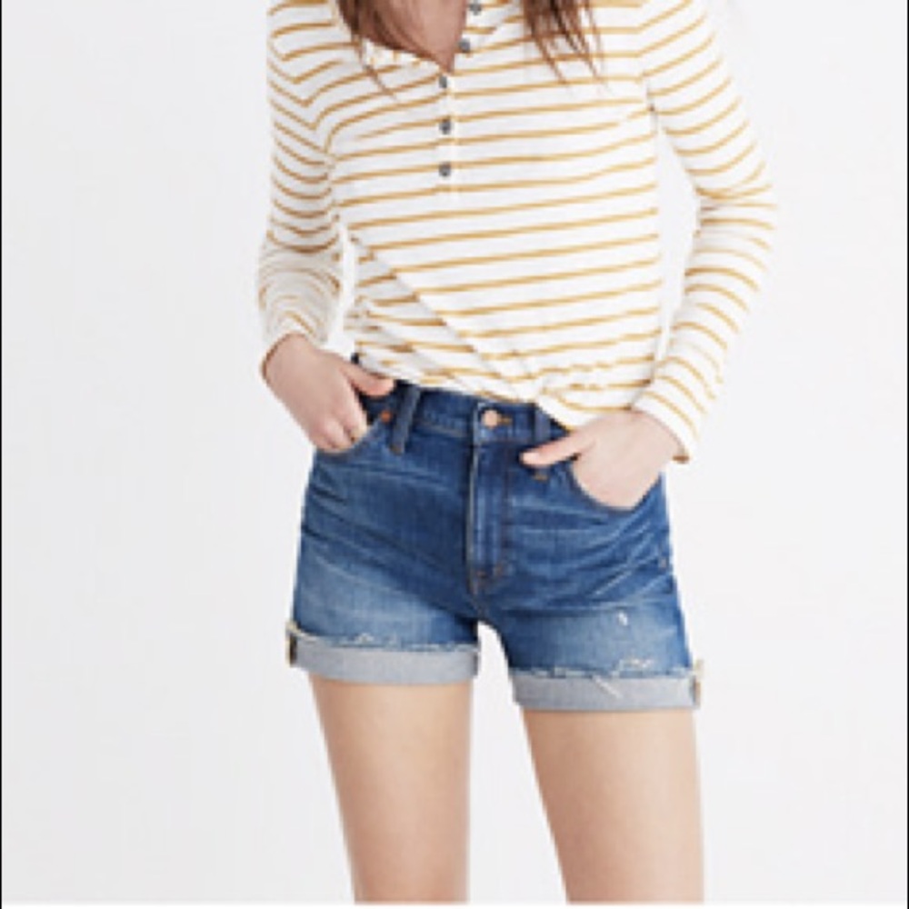 Madewell | High-Rise Denim Boyshorts