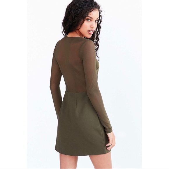 UO Silence & Noise Lightening Mesh Cutout Dress - Picture 4 of 8