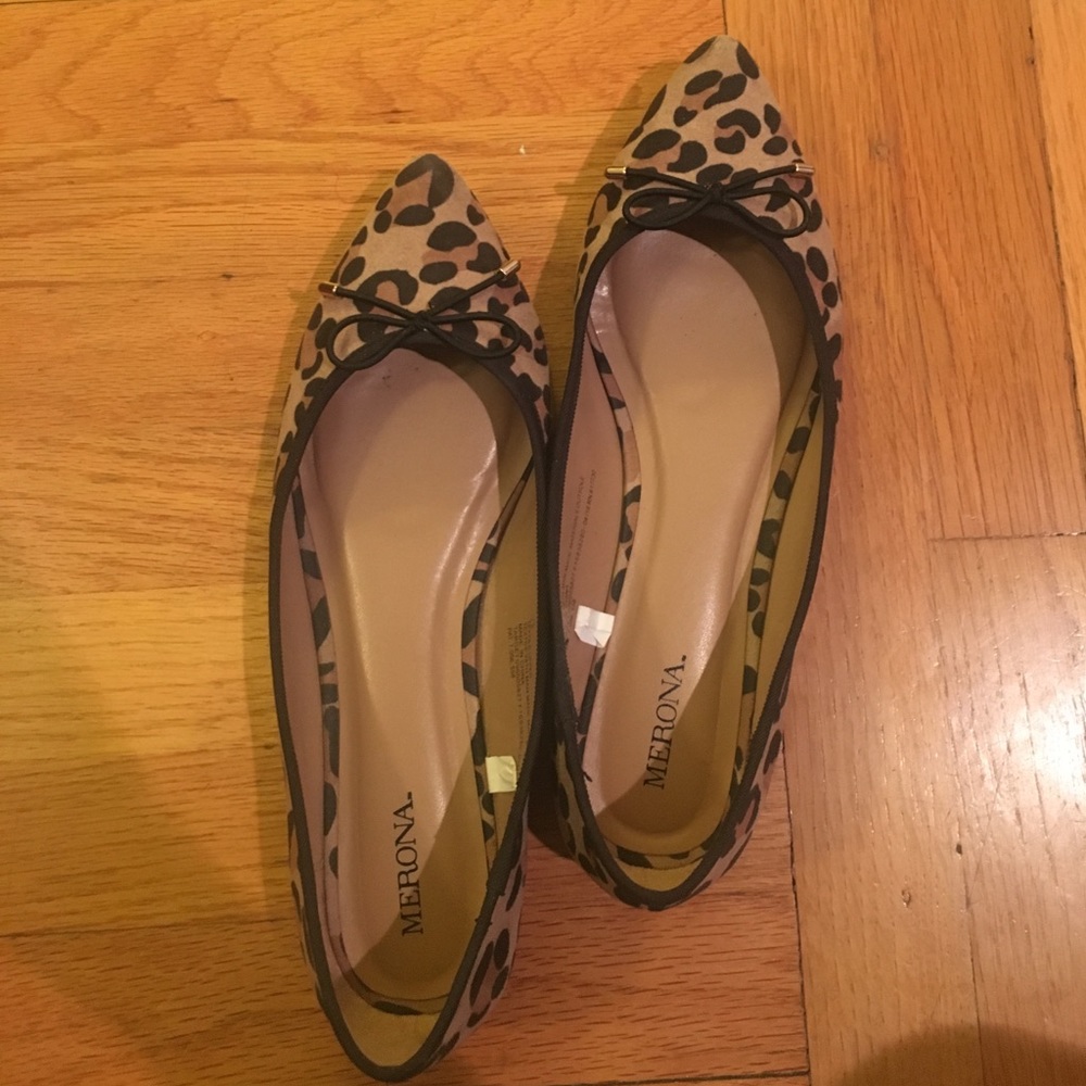 Target Merona Leopard Flats