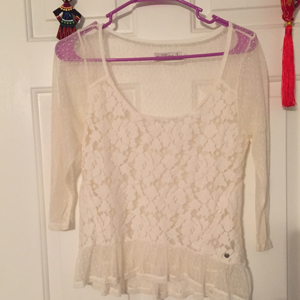 Sheer Abercrombie top