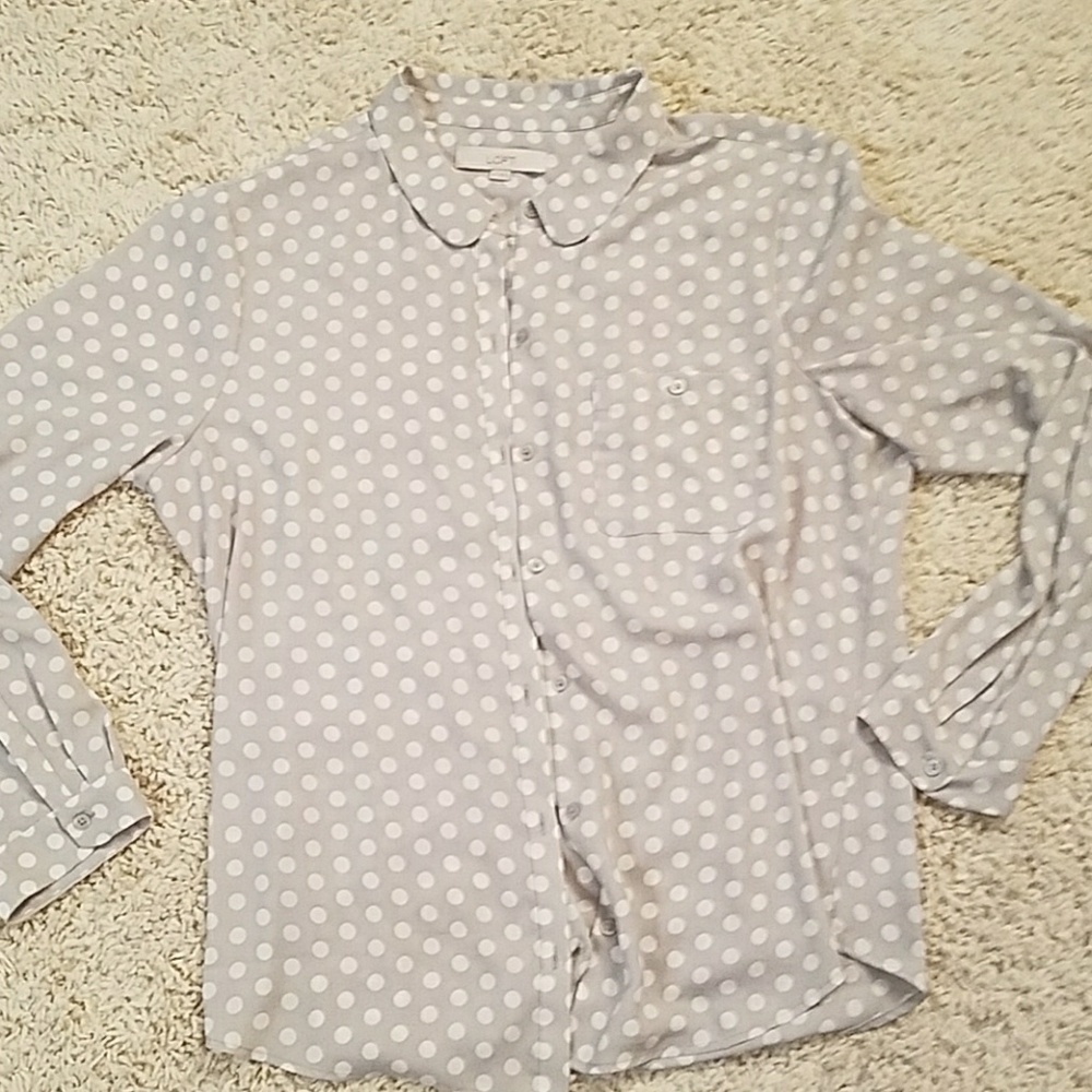 LOFT Polka Dot Blouse🐰