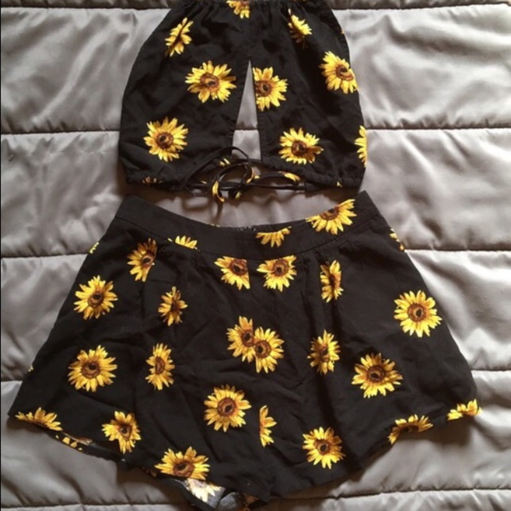 Tobi sunflower two piece