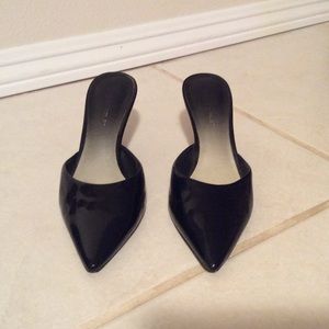 BCBG Patent leather mules