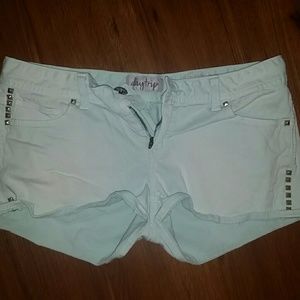 Sea foam green Jean shorts