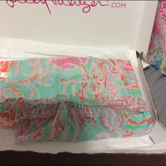 Lilly Pulitzer Jellies be Jammin Mufree Scarf - Picture 4 of 5