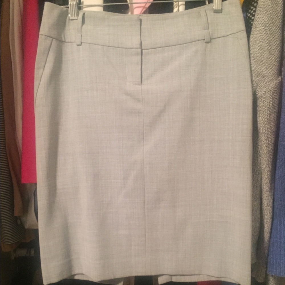 Grey Express editor pencil skirt