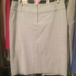 Grey Express editor pencil skirt