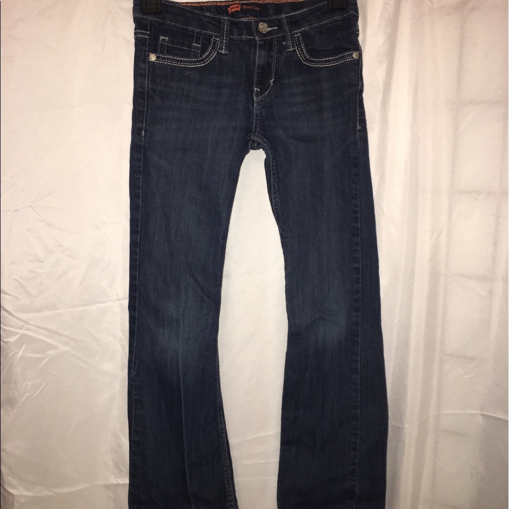 Girls Levi's dark wash Jeans size 10R!