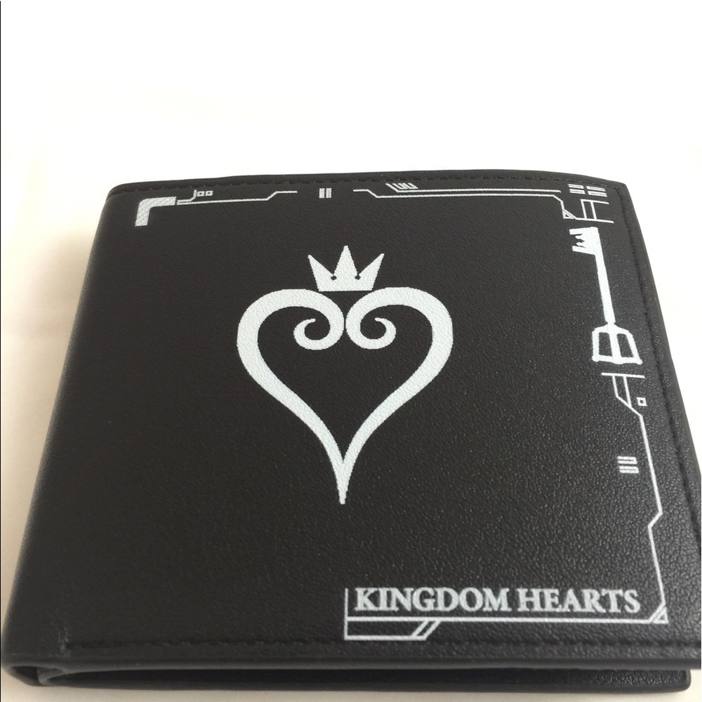 Kingdom hearts wallet leather anime cosplay new