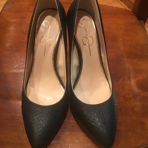 Jessica Simpson Black High Heels